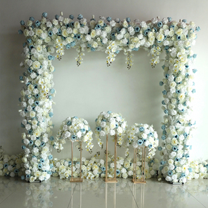Arco Decorativo Moderno con Fiori Artificiali in Seta per Matrimoni, Nuova Collezione - Product Image 2