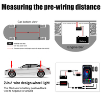 JINXIN-Lumière LED d'ambiance RVB 12V contrôlée par APP pour Jeep, camion et voiture tout-terrain