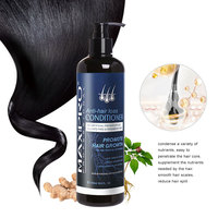 Marque privée Maxipro Herbal Argan Oil Infused 500ml Après-shampooing naturel au gingembre biologique Ensemble de soins capillaires hydratants