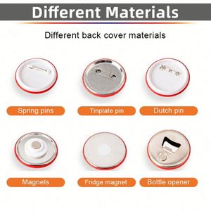 Material en Blanco para Sublimación, Botones Redondos de 44 mm y 58 mm, Consumibles para Impresión, Venta al Por Mayor a Precio Económico - Product Image 6