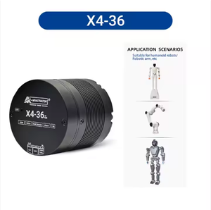 ใหม่ X4-36 EtherCAT + CAN ใหม่ V4 ขนาดเล็ก แรงบิดสูง 36N.M มอเตอร์ไร้แปรงถ่าน 24v DC สำหรับข้อต่อหุ่นยนต์ - Product Image 4