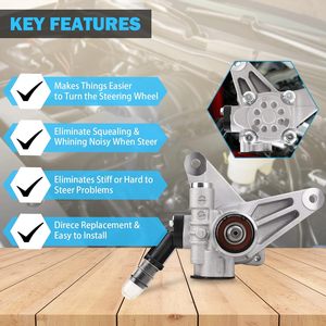 Bomba de direção hidráulica Compatível com 2005-2008 Honda Pilot 3.5L 2005-2010 Honda Odyssey 3.5L 2007-2013 Acura MDX 3.7L - Product Image 5