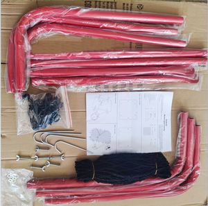 Équipement d'entraînement de football portable, <span class=keywords><strong>filet</strong></span> de rebond pour utilisation sur terrain, pour l'entraînement au football, planche de rebond pliable pour entraînement au coup de pied - Product Image 4