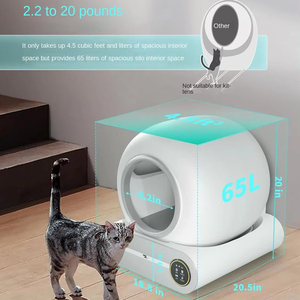 Litière automatique <span class=keywords><strong>pour</strong></span> <span class=keywords><strong>chats</strong></span> à commande par application, prix le plus bas, toilette automatique <span class=keywords><strong>pour</strong></span> <span class=keywords><strong>chats</strong></span> - Product Image 6