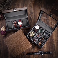 Kotak Kemasan Persegi Panjang Walnut Coklat Ramah Lingkungan untuk Perhiasan dan Jam Tangan dengan Ukiran Laser Desain Logo Kustom Buatan Tangan
