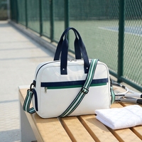 Sac de sport avec compartiment séparé pour chaussures, en tissu Oxford imperméable, sac de raquette de tennis, grande capacité, sac de voyage à bandoulière