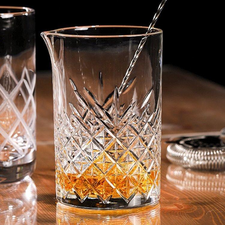 20oz Seamless Mixing Pitcher  Mixing glass for Stirred Cocktail with Weighted Bottom