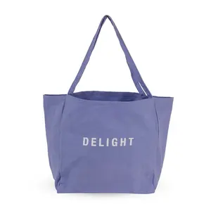 Promotion Custom Womens Natural Durable Cotton Canvas Shopping Tote Bag For Boutique