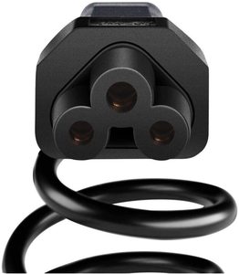 Cable <span class=keywords><strong>de</strong></span> alimentación Universal <span class=keywords><strong>de</strong></span> 3 clavijas, IEC-60320 IEC320 <span class=keywords><strong>C5</strong></span> a NEMA 5-15P 3 - Product Image 3