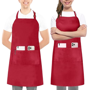 Delantal de Trabajo Personalizado con Logotipo, sin Mangas, Reutilizable, Duradero, de Poliéster, con Múltiples Bolsillos, para Floristas, Electricistas, Jardineros, Cafeterías - Product Image 1