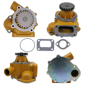 Bomba de agua para Komatsu 6D125 S6D125 PC200-5 PC300-3 PC400-5, repuesto amarillo, número de pieza 6151-62-1104 - Product Image 4