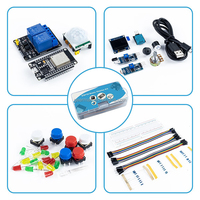 Kit de iniciación ESP32, programación con placa de desarrollo ESP32 WIFI IoT, Kit completo de aprendizaje educativo electrónico DIY