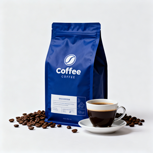 ถุงกาแฟชาพิมพ์ลายตามสั่ง ปี 2025 พร้อมวาล์ว ขนาด 250 กรัม 500 กรัม 1 กิโลกรัม กระดาษฟอยล์ด้าน ซิปล็อค รีไซเคิลได้ - Product Image 4