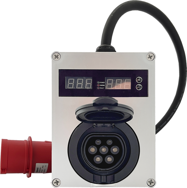 New Portable 7KW/11kW/22kW Electric Wallbox EV Charger 16A/32A/3 Phase Fast Charging Type1 Type2 GBT for Home Use 5m Cable