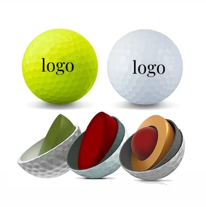 Pelota de golf de torneo suave de uretano personalizada conforme a USGA, opción de plástico y caucho de primera calidad de 2 3 4 piezas - Product Image 1