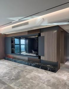 Meuble TV mural de style italien moderne, décoration de <span class=keywords><strong>cheminée</strong></span> simple, meuble TV personnalisable, meuble mural complet pour salon - Product Image 1