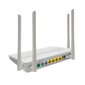 حل FTTH مودم الألياف المزدوج الفرقة gpon ont 2GE + 1POTS + واي فاي ONU Gpon