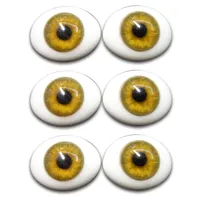 Boneco realista de animais para artesanato diy, acessório de olhos de vidro 12mm para venda