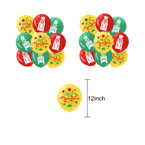 Décorations de fête sur le thème du Casse-Noisette pour Noël 2024, ballons Joyeux Anniversaire, gâteau, bannière de Noël, drapeau pour <span class=keywords><strong>la</strong></span> fête du Nouvel An - Product Image 4