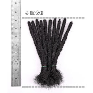 Extensions de dreadlocks en cheveux naturels pour femmes et hommes, entièrement faites à la main, permanentes - Product Image 3