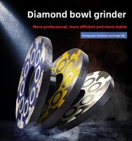 Disque de meulage diamanté de 4 pouces/100 mm rempli de résine, pour granit, marbre, pierre, outils abrasifs