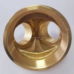 High Quality Brass 4"x21/2"x21/2"90 Straight Fire Dept Production Connection Product Siamese Connection Clapper