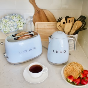 Grille-pain électrique automatique 2 fentes <span class=keywords><strong>SmeG</strong></span>, style moderne, écologique, avec fonction sandwich et réglage sans gluten, capacité 2 lb - Product Image 6