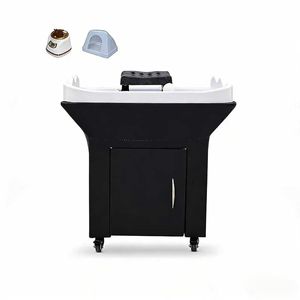 อ่างสระผมเคลื่อนที่พร้อมสายยางน้ำร้อน ระบบหมุนเวียนน้ำ สำหรับสระผมในร้านเสริมสวย - Product Image 2