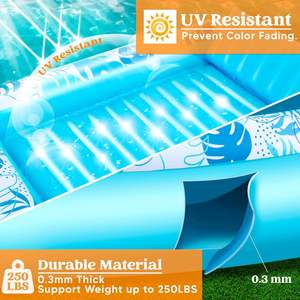 Cf अनुकूलित आकार बड़े pvc प्लास्टिक पोर्टेबल फ्लोटिंग स्पा पूल इंफ्लेटेबल स्विमिंग पूल आउटडोर सोफे पानी मज़ा - Product Image 4