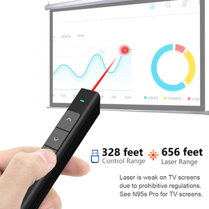 Nouveau produit tendance 2026 : Présentateur sans fil Bluetooth avec télécommande laser rouge pour <span class=keywords><strong>présentation</strong></span> - Product Image 2