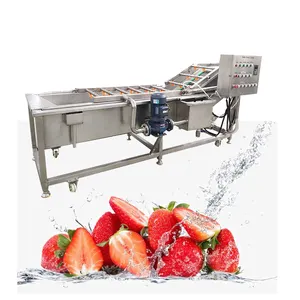 Máquina de lavar automática industrial 1000kgh bolha de ar de tomate batata cenoura manga