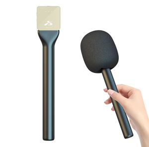 Supporto per Microfono Portatile in Plastica e Lega di Alluminio, Adattatore per Trasmettitore, per Giornalisti e Uso Esterno - Product Image 1
