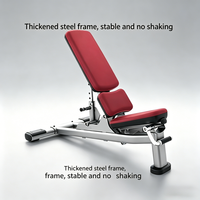Banc de musculation professionnel pliable multi-angles en acier robuste pour entraînement intensif