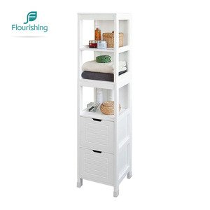 <span class=keywords><strong>Mueble</strong></span> <span class=keywords><strong>de</strong></span> <span class=keywords><strong>Baño</strong></span> Alto Moderno Impermeable <span class=keywords><strong>de</strong></span> MDF con Estantes Organizador <span class=keywords><strong>para</strong></span> Sala <span class=keywords><strong>de</strong></span> Estar y Dormitorio - Product Image 1