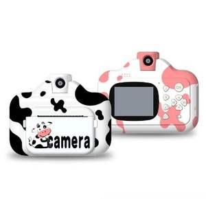 Cámara Instantánea Digital HD para Niños con Diseño de Vaca, con WIFI y Pantalla de 2.4 Pulgadas, Fotografía con un Clic, Regalo de Cumpleaños para Niños - Product Image 1