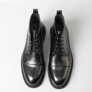 Bottes Chukka Classiques Rétro pour Hommes 2025 – Tendance, en Cuir Véritable, à Enfiler, Imperméables, Semelle Extérieure en Caoutchouc – EVERGREEN Automne - Product Image 3