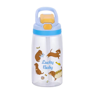 480ml BPA Free Food Grade PC Children's Bottle Cartoon Design Leak-Proof Lid Dishwasher Safe Strap <b>Tea</b> <b>Infuser</b> Outdoor Use - Product Image 4