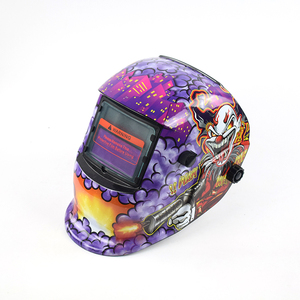 Hot Joker Style Solar Powered Auto-On Máscara de soldadura Sensibilidad ajustable para moler Material PP <span class=keywords><strong>Casco</strong></span> de oscurecimiento - Product Image 1
