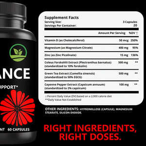 Cápsulas de quemador de grasa OEM /ODM, píldoras adelgazantes para moldear el cuerpo, gestión de peso, suplementos de hierbas - Product Image 2