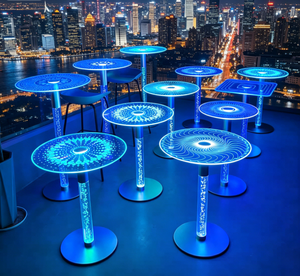 Barra de Bar LED Inteligente de Estilo Moderno con Iluminación Inteligente y Muebles de Bar Innovadores con Control Remoto Inalámbrico 16RGB - Product Image 2