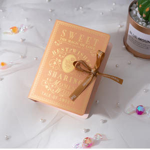 2021ホット販売ブロンズ中国の結婚式のキャンディー小さな紙箱 - Product Image 2