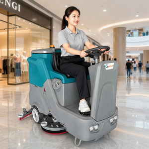 เครื่องทำความสะอาดพื้นแบบนั่งขับรุ่นใหม่ GRCEB GS1000 สำหรับงานซ่อมบำรุง ดูดฝุ่น ขัดพื้น และขัดเงา - Product Image 1