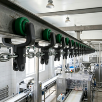 Chariot de suspension pour volailles en plastique synthétique OEM personnalisé |   Chariot de ligne d'abattage de haute qualité pour équipement de traitement automatique