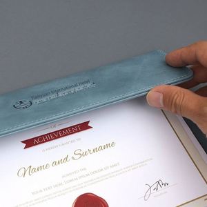 A4 Leather Board <b>Folder</b> Can Be Printed logo Meeting Board Pu Pad Business Office <b>Document</b> <b>Folder</b> - Product Image 2