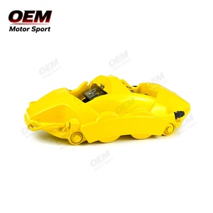 Étrier de frein haute performance simple GT3 Series pour Mercedes-Benz Classe C W205, 6 pistons, jaune, avant/arrière, remplacement neuf, garantie 1 an - Product Image 6