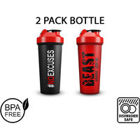 En gros gym fitness sport sans bpa en plastique épice logo personnalisé gym vide paillettes protéine shaker bouteille Avec Shake Ball