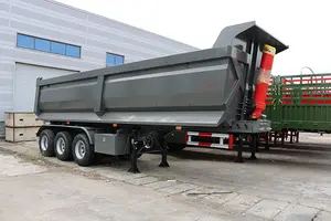 Cheap Price 40 Cubic Meter Tractor Hydraulic Dump Trailers For Sale Tipper Semi Trailer