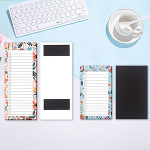 Bloc-notes magnétique détachable personnalisable à motifs de fruits et de fleurs, aimant doux pour réfrigérateur, idéal pour la prise de notes - Product Image 1