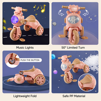 Tricycle pour enfants en gros avec fonction lumière et musique, cadeau pour bébé, jouets d'extérieur, tricycle pour enfant, tricycle bébé pas cher à vendre
