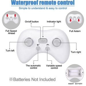 2.4G télécommande requin jouet rc bateau haute simulation natation radiocommande jouet requin modèle pour enfants piscine <span class=keywords><strong>sous</strong></span>-marine jeu d'eau - Product Image 6